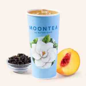 Moontea Peach Oolong Brew Tea - Large 22oz - pPeach Oolong Brew Tea membawa kesegaran buah ya