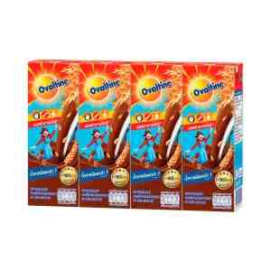 180 . X 4 OVALTINE UHT Less Sugar 180 ml. X 4