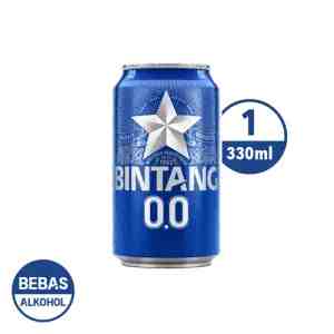 BINTANG ZERO CAN 330 ML - A great tasting malt beverage with no alcohol for