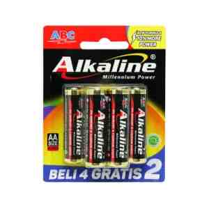 ABC Baterai Alkaline AA 1pack - pBaterai ABC Alkaline AA isi 6 pcs PENTINGp
