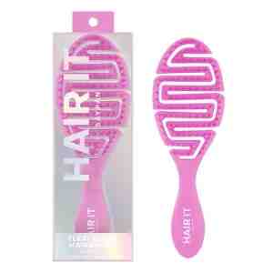 HAIR IT Flexi Relax Hairbrush Pink -