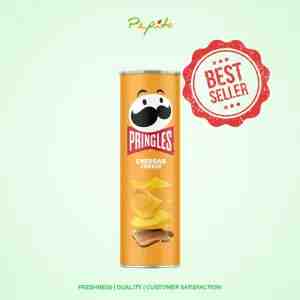 PRINGLES CHEESY CHEESE 102GR - PRINGLES CHEESY CHEESE 102GR