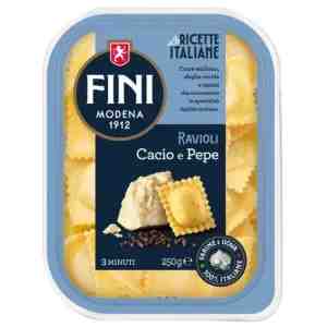 250 Fini Ravioli Cheese Pepper - Fini Fresh Ravioli Egg Pasta filled with Ricotta C