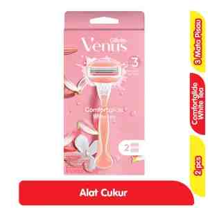 Gillette Venus Alat Cukur Wanita Comfortglide White Tea  Refill - Gillette Venus Alat Cukur Wanita Comfortglide Whit