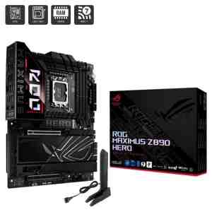 ROG Republic of Gamers - Motherboard - STRIX MAXIMUS Z890 HERO - Black - Brand ROG Republic of Gamers-Motherboard-STRIX