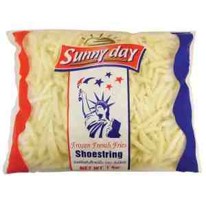 1. Sunnyday Shoestring French Fries 1kg. - Sunnyday Shoestring French Fries 1kg.