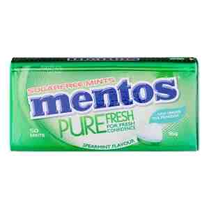 Mentos Pure Fresh Sugar Free Mints - Spearmint - Mentos Pure Fresh Sugar Free Mints - Spearmint