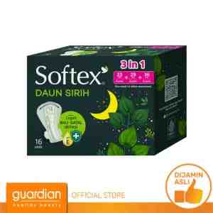 Softex Daun Sirih 3In1 16 Pcs 3045514 - Softex Daun Sirih 3In1 16 Pcs
