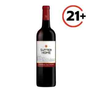 SUTTER HOME CABERNET SAUVIGNON 750ML - SUTTER HOME CABERNET SAUVIGNON 750ML