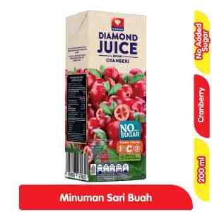 Diamond Jus UHT Cranberry 200 ml - Diamond Jus UHT Cranberry 200 ml