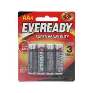 Eveready Super Heavy Duty AA Baterai 4pcs - pNikmati keandalan dan daya tahan baterai dengan
