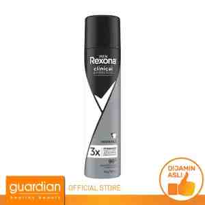 Rexona Men Clinicals Antiperspirant Deodorant Spray InvisibleDry 180ml 3129811 - Antiperspiran dengan kekuatan klinis ini...