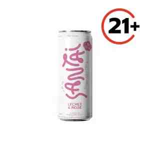 SANTAI HARD SELTZER LYCHEE ROSE 330ML - SANTAI HARD SELTZER LYCHEE ROSE 330ML