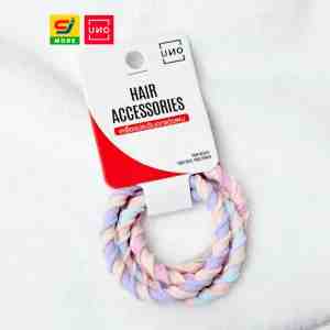 UNO  4  UNO Hair Ties Thick Two-Tone Spiral, 4 ... - -
