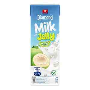 Diamond Susu UHT Kelapa Jelly 200 ml - Diamond Susu UHT Kelapa Jelly 200 ml