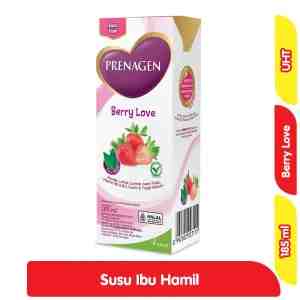 Prenagen Susu UHT Cair Berry Love 185 ml - Prenagen Susu UHT Cair Berry Love 185 ml