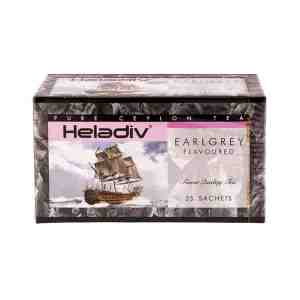 25  HELADIV Earl Grey Flavored Tea Bags 25 Satchets