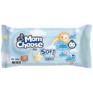 80  MomChoose Gentle Wet Wipes - Mom Choose Soft and Gentle Wet Wipes 80Sheets