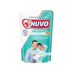 Nuvo Family Liquid Soap Antibacterial Body Wash Hygienic Protect 400 Gr
