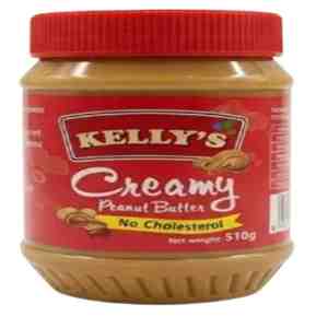 KELLYS CREAMY PEANUT BUTTER 510G - KELLYS CREAMY PEANUT BUTTER 510G