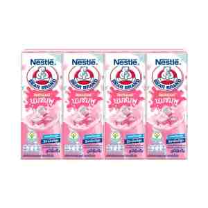 BEAR BRAND Enriched  170 . x 4  UHT Pink Milk 170 ml. x 4 units