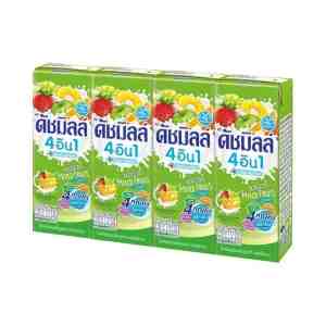 DUTCH MILL UH  UHT Drinking Yogurt Mixed Fruit 165 ml. x 4