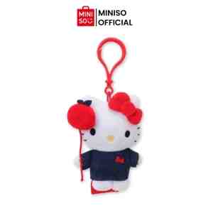 Hello Kitty Classic Collection Flat-Head Standing-posture Plush Pendant Apple B - Boneka gantungan Hello Kitty Classic apple...