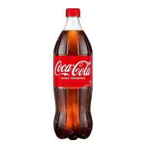Coca-Cola Original Minuman Soda Rasa Kola Botol 1 L - Coca-Cola Original Minuman Soda Rasa Kola Botol 1