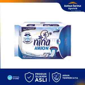 Bagus Nina Anion 27 cm Isi 10 Pcs  Pembalut Wanita  Kimia Farma - Bagus Nina Anion merupakan pembalut yang memiliki