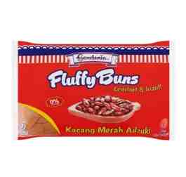 GARDENIA FLUFFY BUNS RED BEANS 6S 280G - GARDENIA FLUFFY BUNS RED BEANS 6S 280G