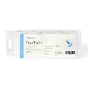 Toilet Tissue 2 Ply A Basics 10rolls - pToilet Tissue 2 ply - A Basics berbahan serat a
