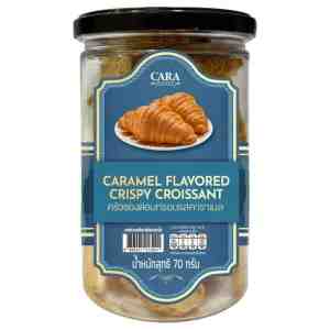 70 Cara Caramel Flavored Crispy Croissant 70g. - Cara Caramel Flavored Crispy Croissant 70g.