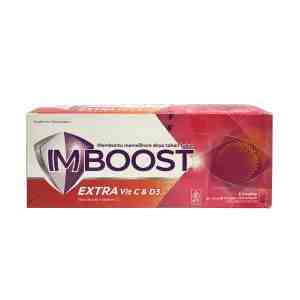 Imboost Extra Vit C Dan D3 Soho Amplop 1 Strip - IMBOOST EXTRA VIT C  D3 Soho KAPLET adalah suplem
