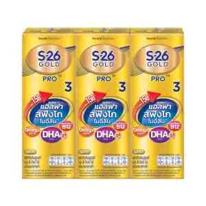 -26    3  S-26 Gold UHT Milk Stage 3 Plain 180 ml. x 3