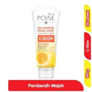 Poise Pembersih Wajah C-Glow Oil Control 100 g - Poise Pembersih Wajah C-Glow Oil Control 100 g
