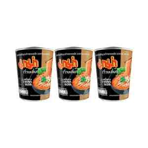 MAMA Cup Instant Rice Vermicelli Chicken Spicy Sauce 74g. Pack3
