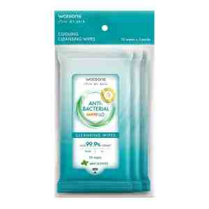 WATSONS WS ANTIBAC WIPES COOL 10SX3 - 1012689