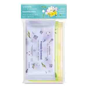 WATSONS Invigorating Wet Wipes Assorted Pack 4 x 10s 45297 - Invigorating Wet Wipes Assorted Pack consists of F