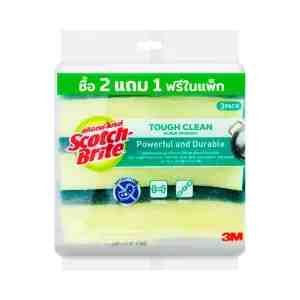 Scotch-Brite  3 Scrub Sponge Anti-Bacteria Formula Pack3