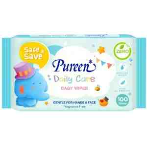 100 Pureen Daily Care Baby Wipes 100pcs. - Pureen Daily Care Baby Wipes 100pcs.