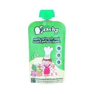 PeachySupplementaryFood ChildrenAppleSpinachSweetPotato Puree110g