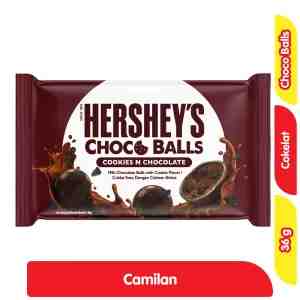 Hersheys Choco Balls Camilan Rasa Cokelat 36 g - Hersheys Choco Balls Camilan Rasa Cokelat 36 g