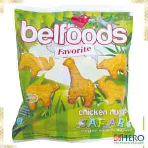 BELFOODS FVRITE CHKEN NUGET SAFARI 450GR - BELFOODS FVRITE CHKEN NUGET SAFARI 450GR