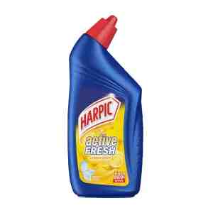 Harpic Toilet Bowl Cleaner Liquid Lemon 500ml x 2 - Harpic Bathroom Cleaning Spray gives you powerful