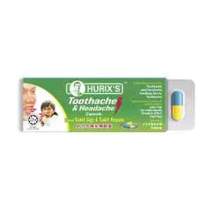 HURIXS Toothache  Headache Capsules 6s - 91118