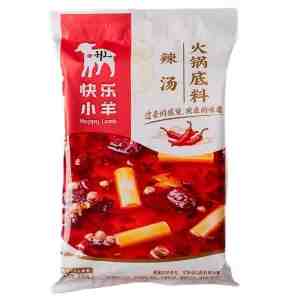 235 Happy Lamb Hot Pot Spicy Soup Base 235g. - Happy Lamb Hot Pot Spicy Soup Base 235g.