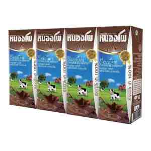 NONGPHO UHT Milk Chocolate 180 ml. Pack 4