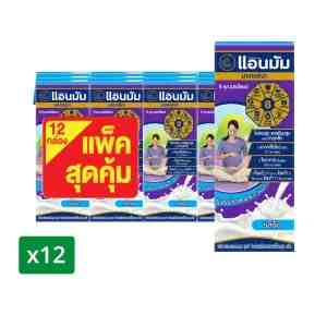 ANMUM Materna  UHT  Partially Non Fat Milk Product Plain 180ml. x 12