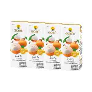 200 . x 4  DOIKHAM Longan Drink 200 ml. x 4 Units