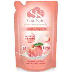 500 Sofu Shower Cream Peach 500ml - Sofu Skin Shower Cream Peach and Hyaluron 500ml.